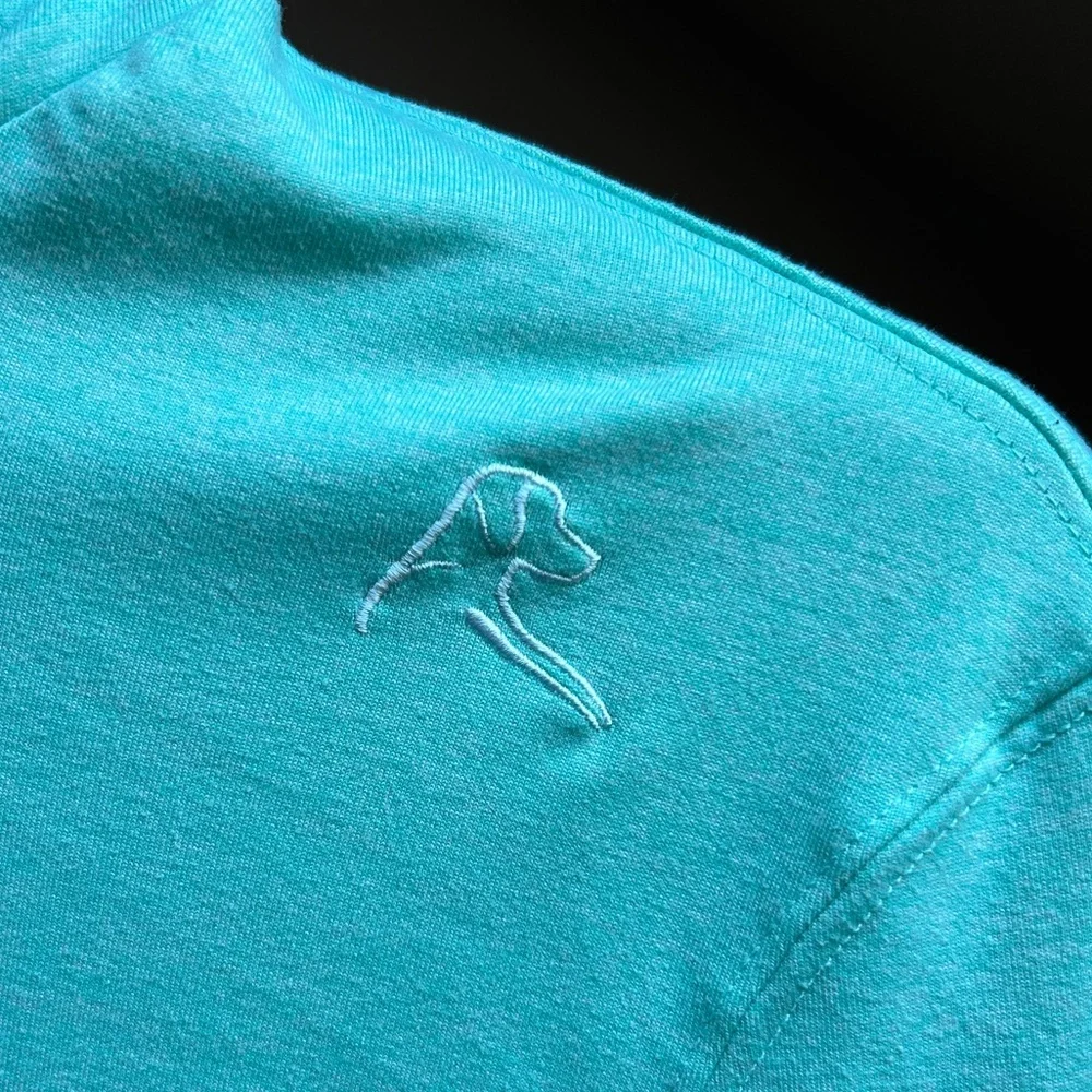 Rhoback Teal Blue Men's S Hesi Performance Hoodie - Picture 10 of 11